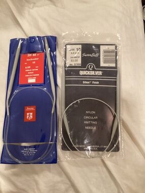 Susan Bates Quicksilver Nylon Circular Knitting Needles, , imra susan bates